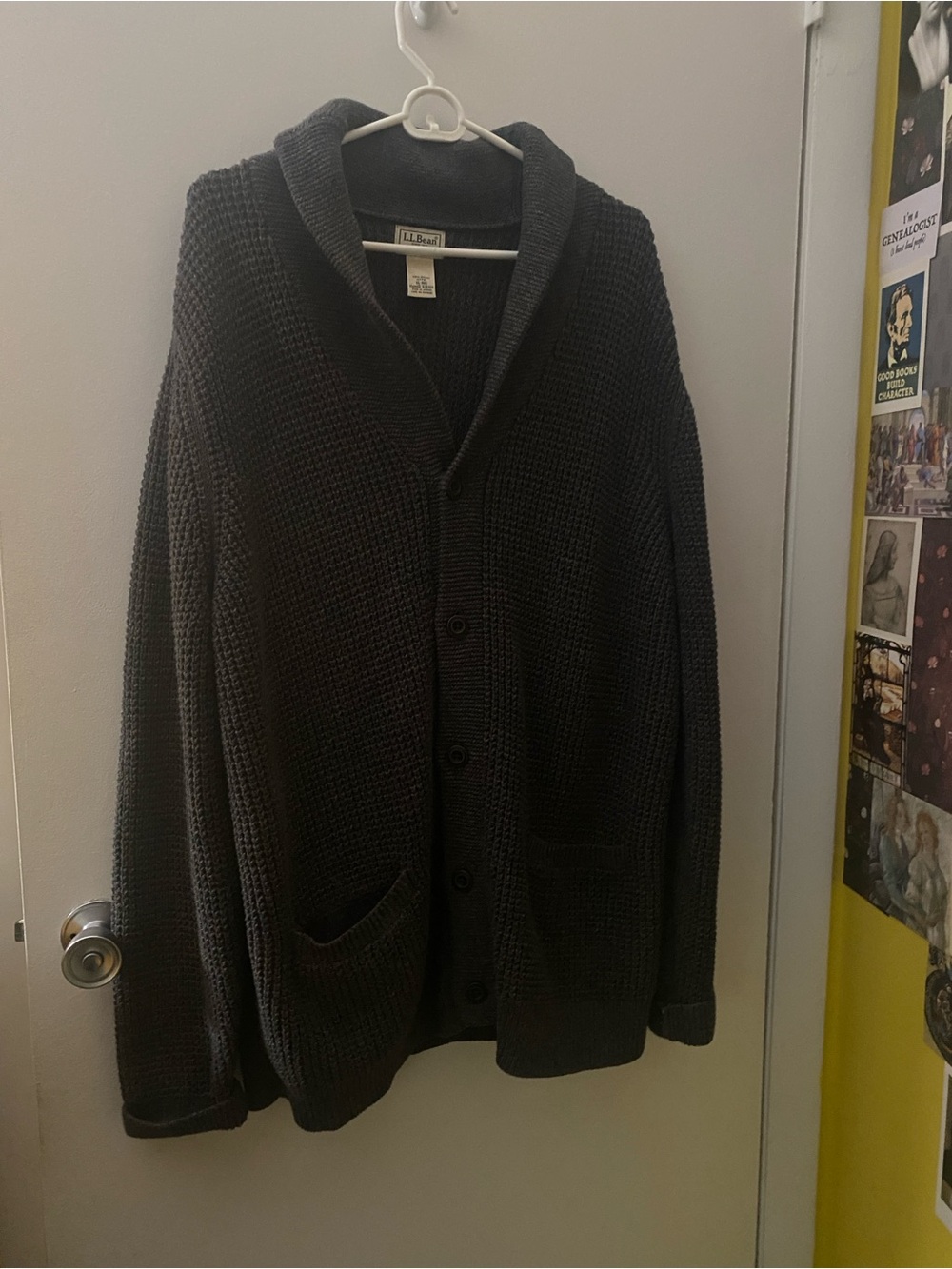 L.L. Bean Men's Organic Cotton Waffle Sweater
